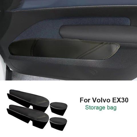 Door Panel Storage Bag Organizer Set for Volvo EX30 Car Interior Accessory LINGLUYANG For ex30 4pcs