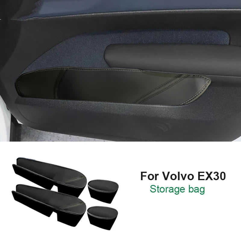 Door Panel Storage Bag Organizer Set for Volvo EX30 Car Interior Accessory LINGLUYANG For ex30 4pcs