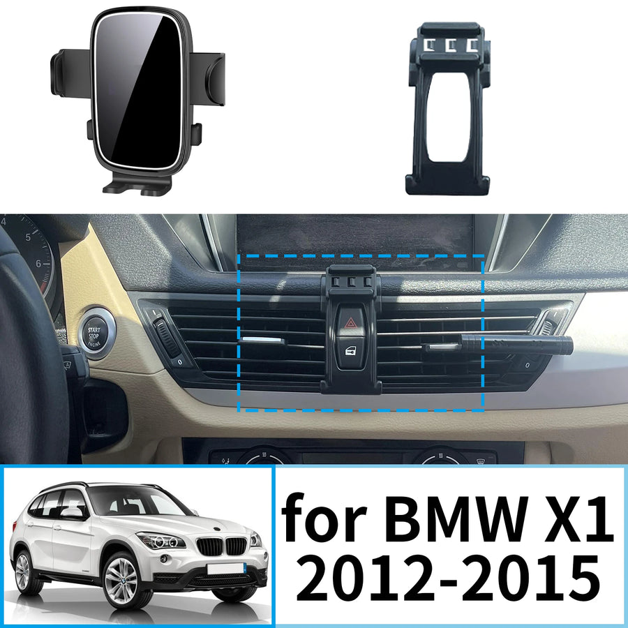 Smart Wireless Charging Phone Mount for BMW X1 E84 2012–2015 Car Phone Holder CATUSIKI