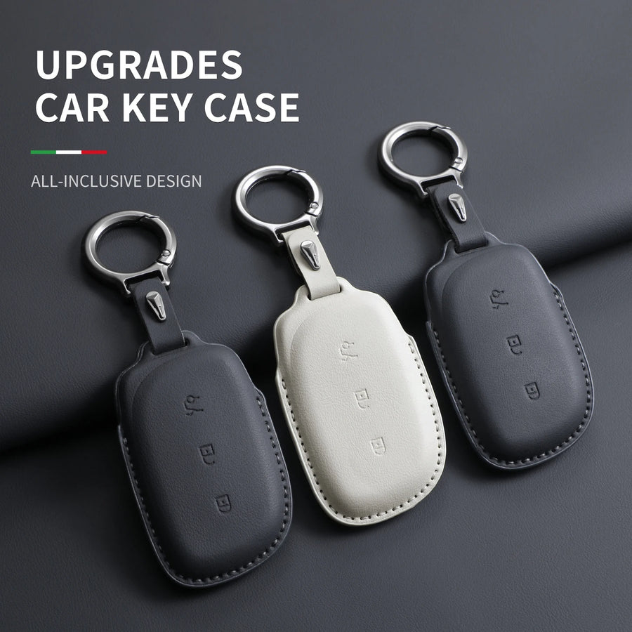 Leather Car Key Case Cover for Lynk & Co Z20 Z10 Car Interior Accessory OEM