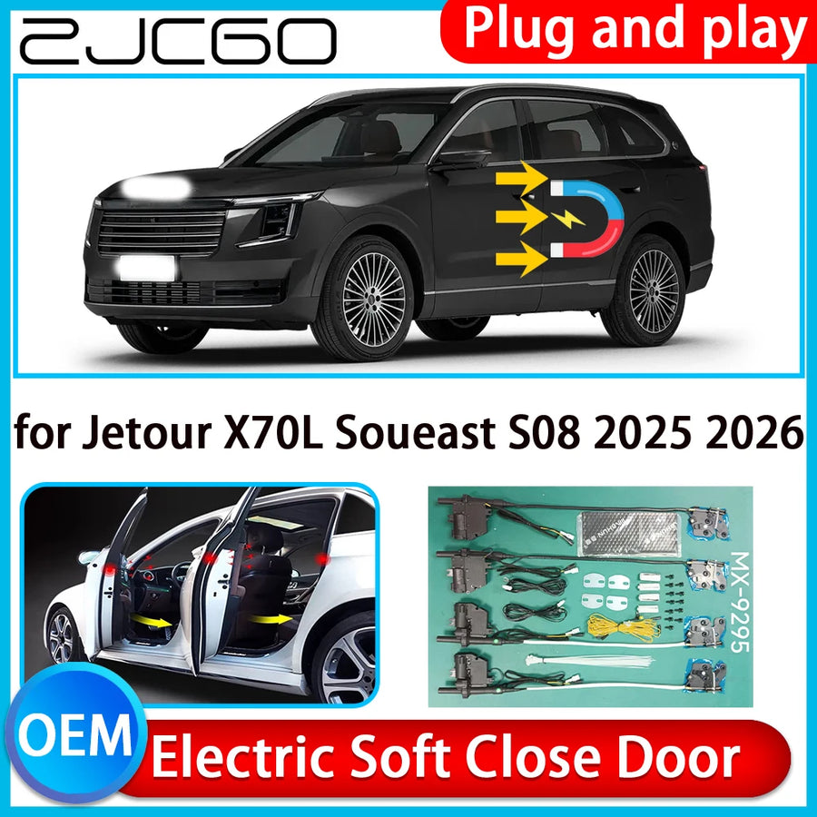 Electric Soft Close Door System for Jetour X70L 2025–2026 Car Interior Accessory ZJCGO Default Title