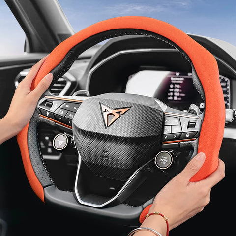 Premium Suede Snap-On Cover for Cupra Models Car Interior Accessory Hocasen
