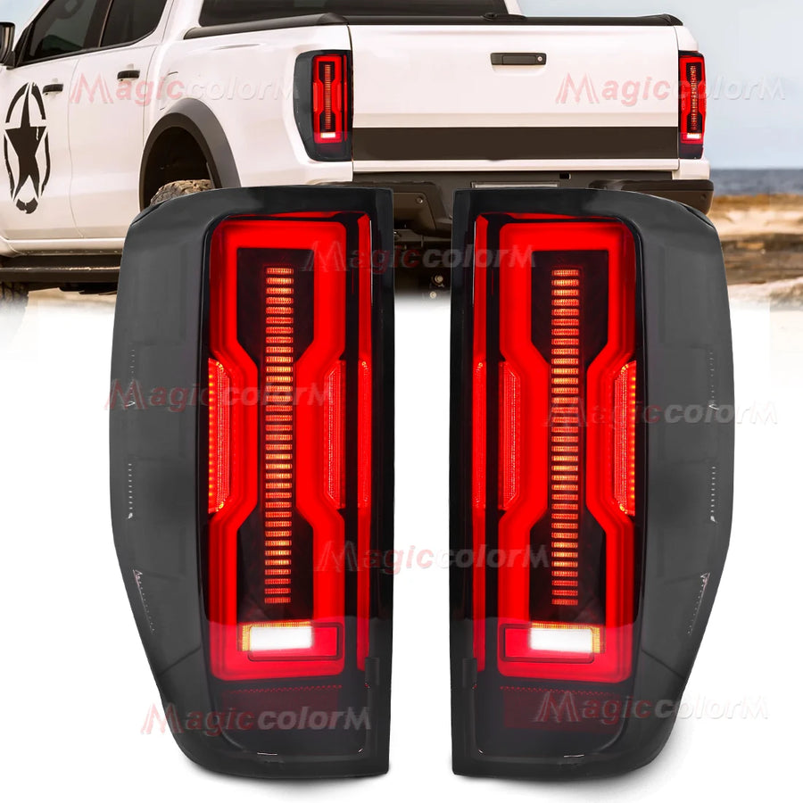 Tail Lights LED Smoked for Ford Ranger 2012-2022 Car Interior Accessory MAGIC COLORM