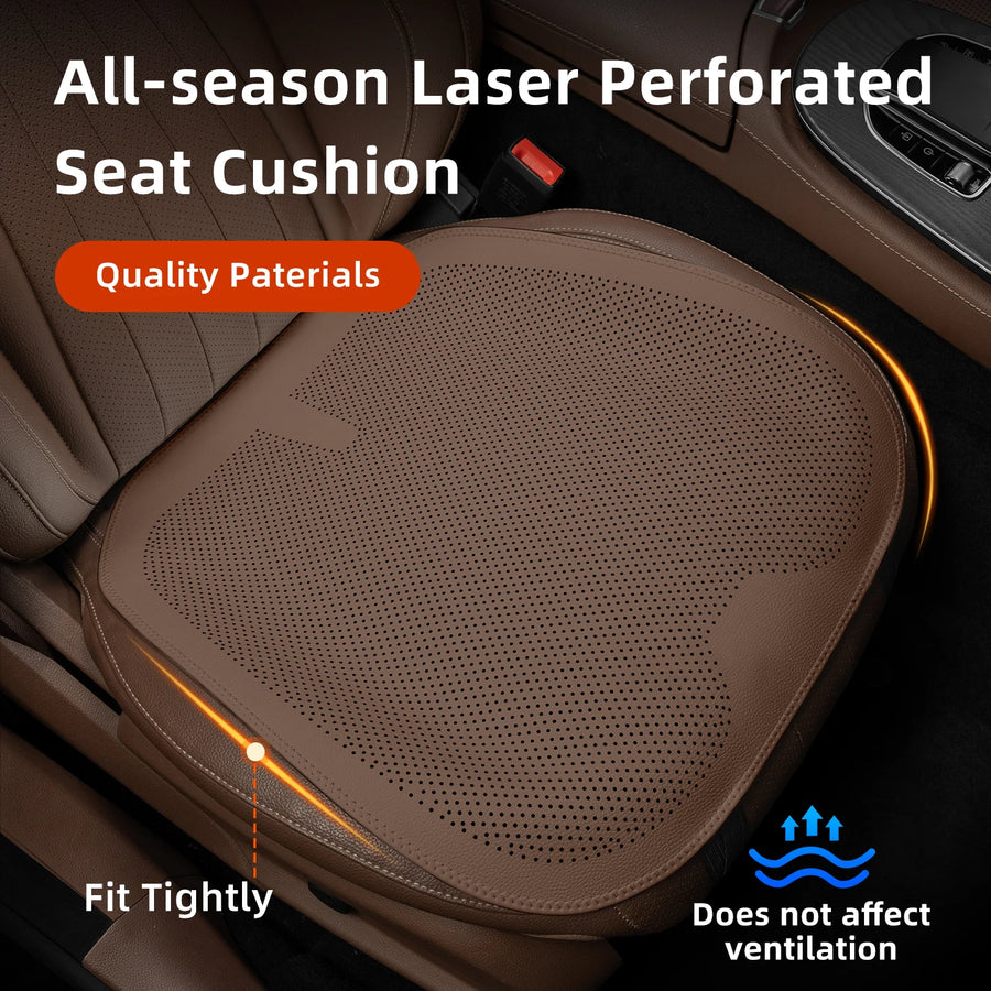 Universal Breathable PU Leather Car Seat Cushion Pad Car Interior Accessory OEM