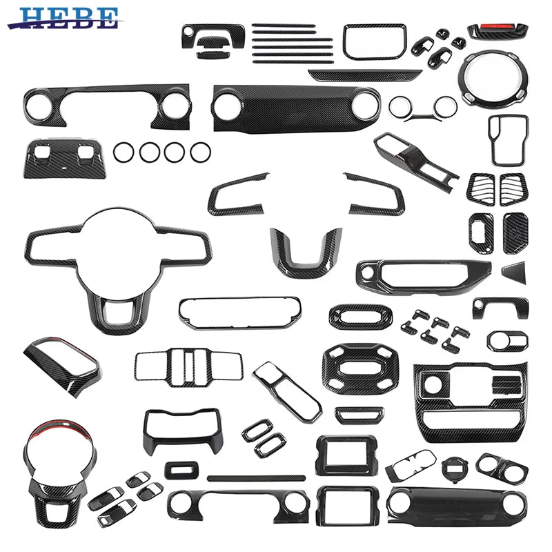 ABS Interior Trim Cover for Jeep Wrangler JL 2018-2024 Car Interior Accessory HEBE
