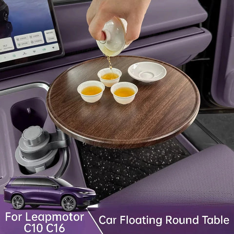 Floating Round Table Tray for Leapmotor C10 C16 Car Interior Accessory OEM