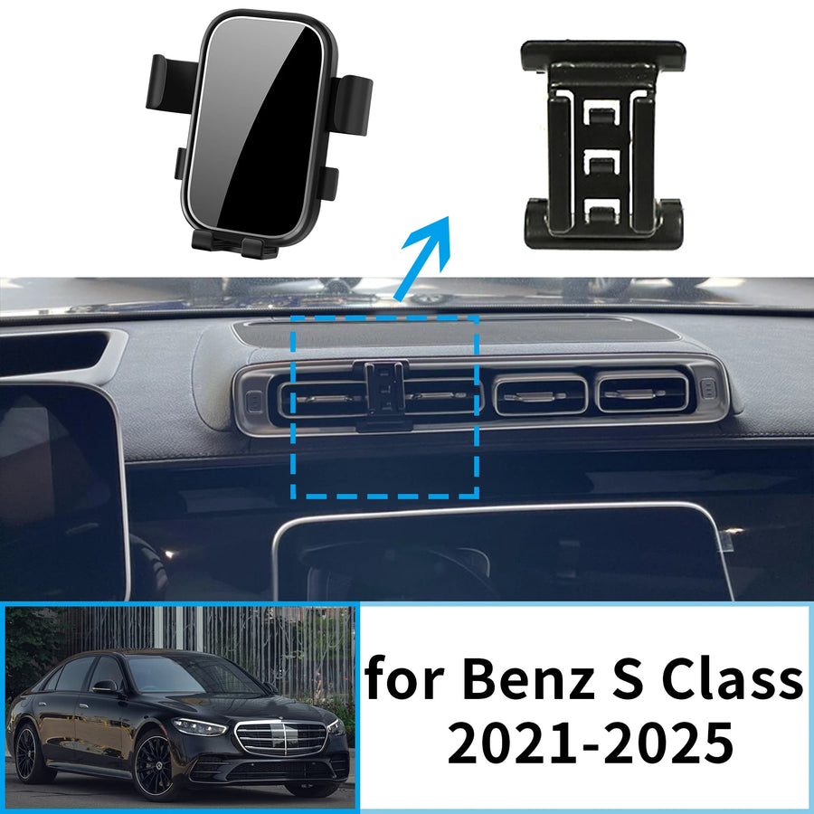 Smart Wireless Fast Charging Phone Holder for Mercedes S Class Car Phone Holder CATUSIKI