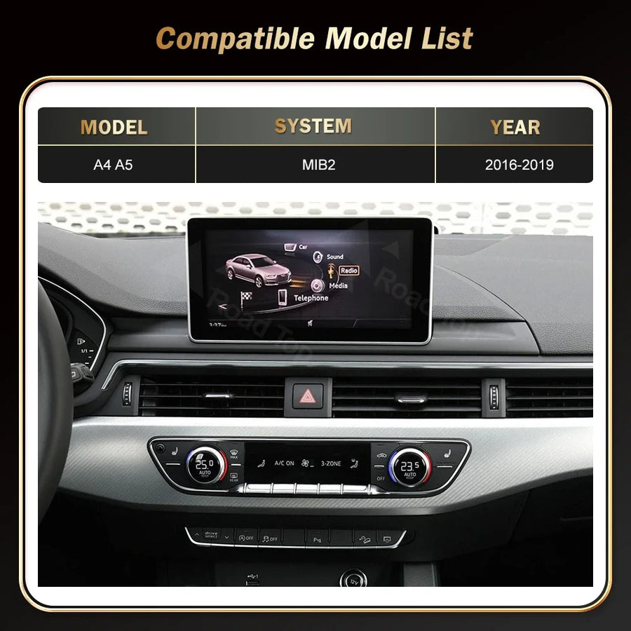 12.3 Inch Linux Multimedia Screen for Audi A4 A5 2016-2019 Android Head Unit wincago