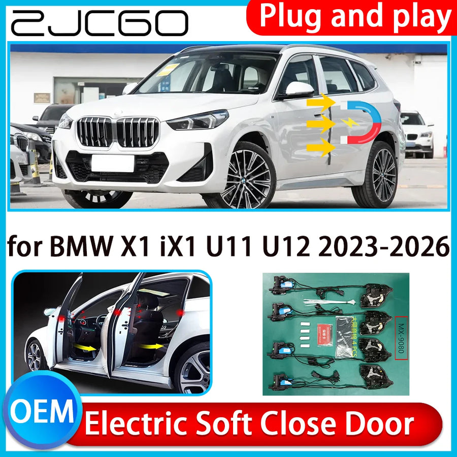 Electric Soft Close Door Latch System for BMW X1 iX1 U11 U12 Car Interior Accessory ZJCGO Default Title