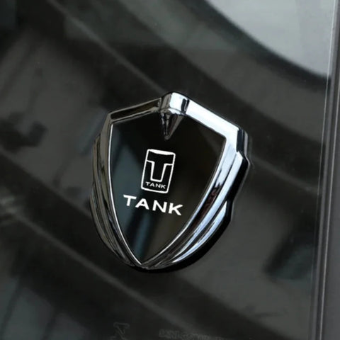 Car Sticker Shield Badge Emblem For Tank 300 500 TANK300 P5 Car 3D Metal Emblem Car Decal OEM