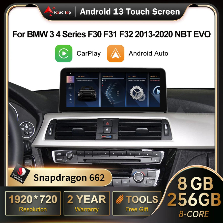 10.25-inch Android Multimedia Display for BMW 3/4 Series 2013–2020 Android Head Unit wincago