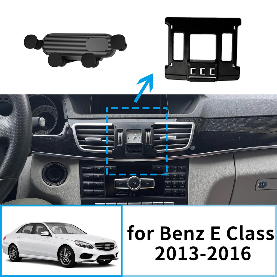 Smart Wireless Charging Phone Mount for Mercedes E-Class W212 Car Phone Holder CATUSIKI