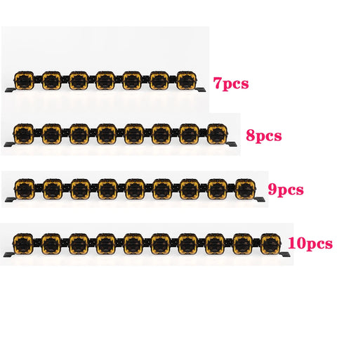 Amber Spot Flood LED Work Light For Jeep Wranglers Car Interior Accessory ANGLELITE