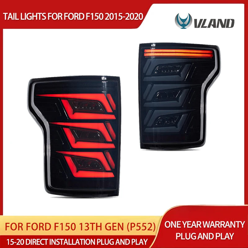 LED Tail Lights for Ford F-150 2015-2019 Car Interior Accessory Vland