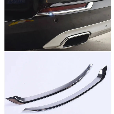 Chrome Rear Fog Lamp Trim for Volvo XC90 2015-2025 Car Interior Accessory LINGLUYANG
