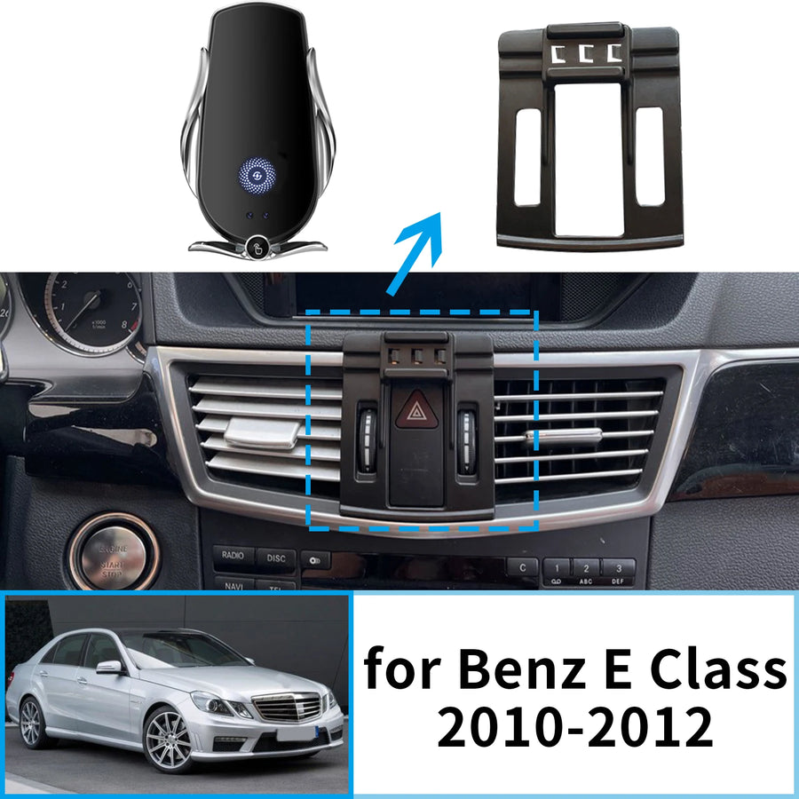 Smart Dashboard Phone Mount for Mercedes Benz E Class W212 Car Phone Holder CATUSIKI