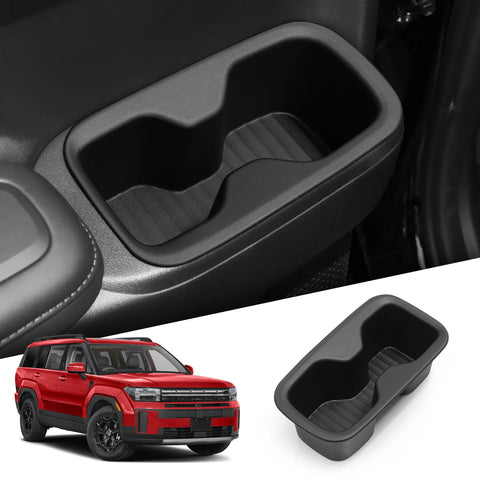 Door Side Cup Holder Insert for Hyundai Santa Fe 2024 & 2025 Car Interior Accessory OEM