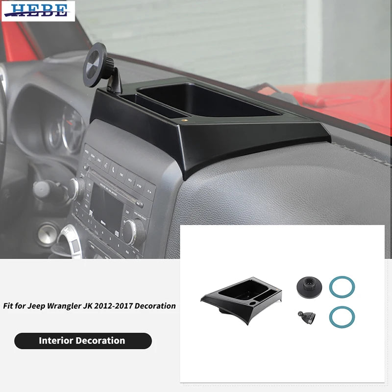 Magnetic Suction Console Mount for Jeep Wrangler JK Car Interior Accessory HEBE