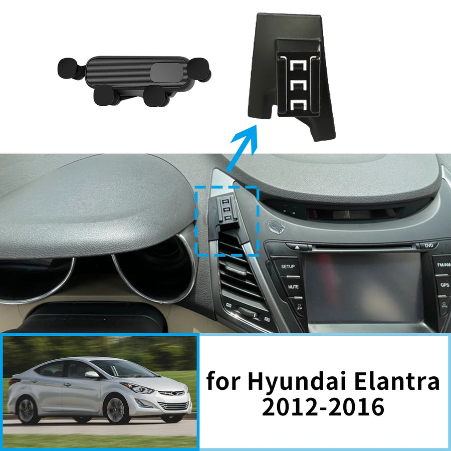 Smart Wireless Charging Phone Holder for Hyundai Elantra 2012–2016 Car Phone Holder CATUSIKI