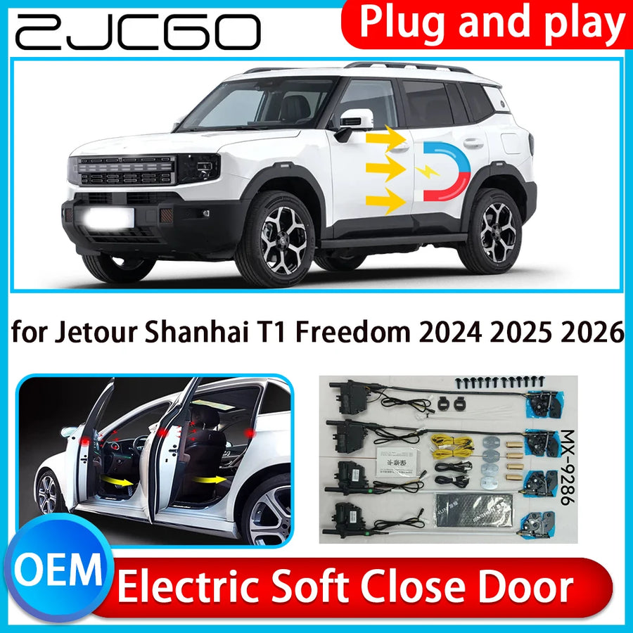 Automatic Soft Close Door Assist Kit for Jetour Shanhai T1 Car Interior Accessory ZJCGO Default Title
