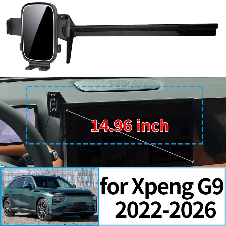 Wireless Charging Phone Holder Mount for Xpeng G9 2022-2026 Car Phone Holder CATUSIKI
