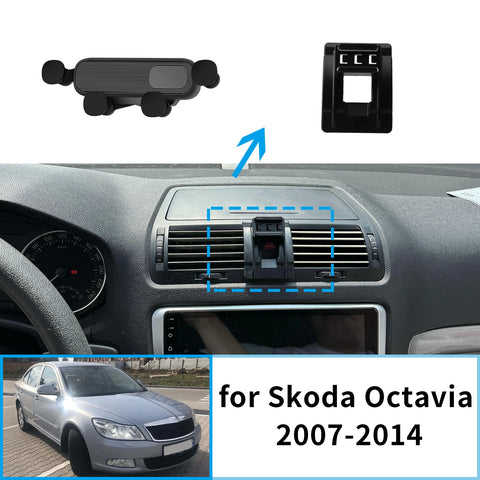 Stable Clip-On Phone Holder Mount for Skoda Octavia A5 Car Phone Holder OEM