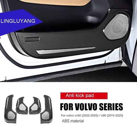 Door Sill Kick Plate for Volvo XC60 S90 Interior Car Interior Accessory LINGLUYANG