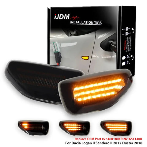 Dynamic Arrow Marker for Dacia/Renault 2012-2022 Car Interior Accessory iJDM