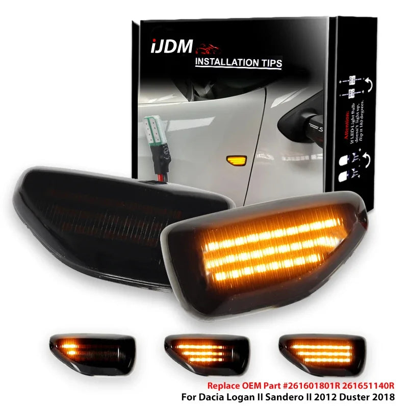 Dynamic Arrow Marker for Dacia/Renault 2012-2022 Car Interior Accessory iJDM