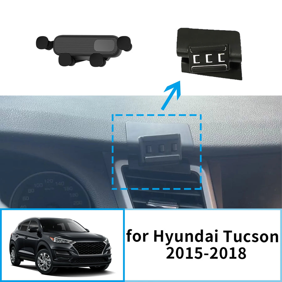 Smart Wireless Fast Charging Phone Holder for Hyundai Tucson Car Phone Holder CATUSIKI
