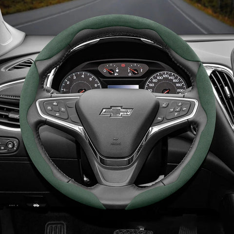 Anti-Slip Suede Steering Cover for Chevrolet Models Car Interior Accessory Hocasen