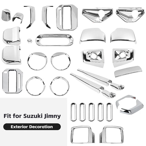 Chrome ABS Body Trim for Suzuki Jimny 2019-2024 Car Interior Accessory HEBE