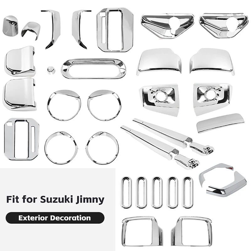 Chrome ABS Body Trim for Suzuki Jimny 2019-2024 Car Interior Accessory HEBE
