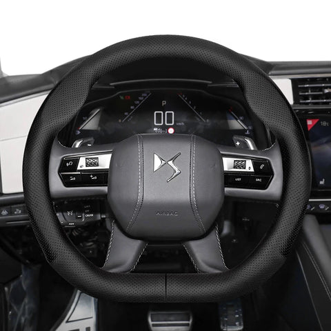 Ultra-Thin Breathable Cover for DS 3 4 5 6 7 Crossback Car Interior Accessory Hocasen Punch Style Black