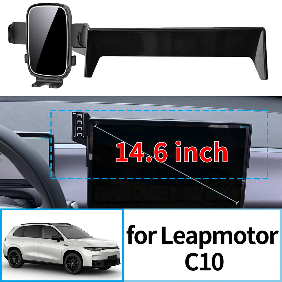 Smart Wireless Fast Charging Phone Holder for Leapmotor C10 Car Phone Holder CATUSIKI