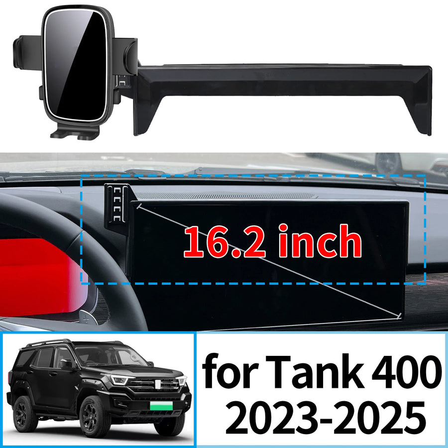 Wireless Charging Phone Mount for Tank 400 2023–2025 Car Phone Holder CATUSIKI