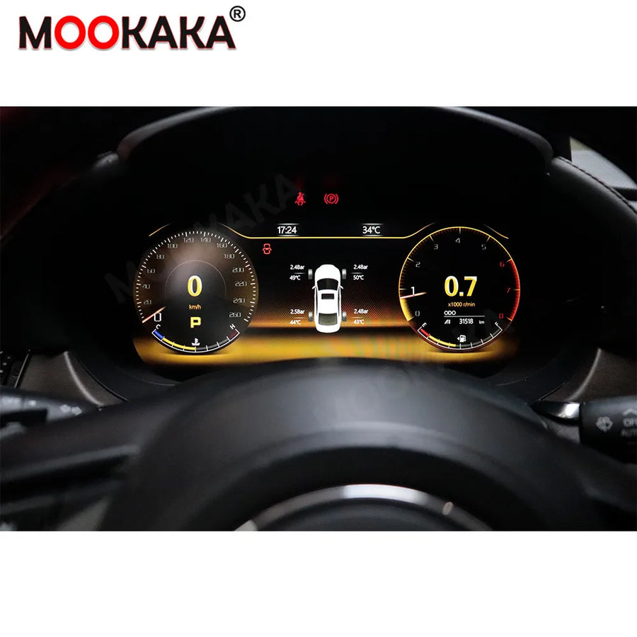 Digital LCD Instrument Cluster Screen for Mazda Axela 2016–2019 Car Interior Accessory Aotsr