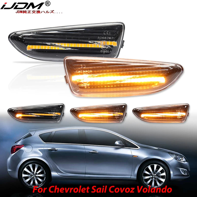 Sequential Side Marker Light for Chevrolet Sail Car Interior Accessory iJDM