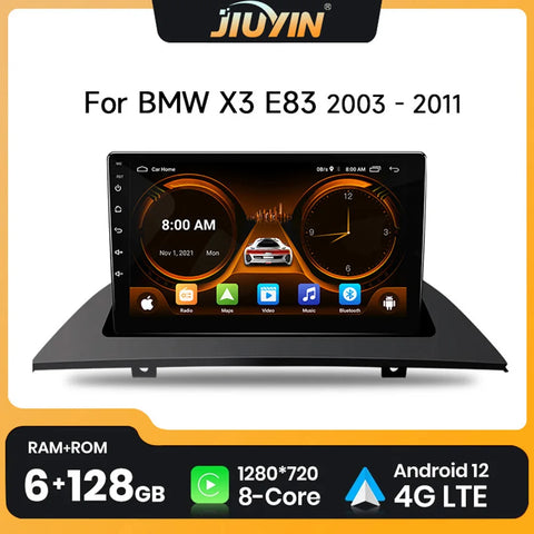 9-Inch Android Multimedia Head Unit for BMW X3 2003–2011 Android Head Unit JIUYIN