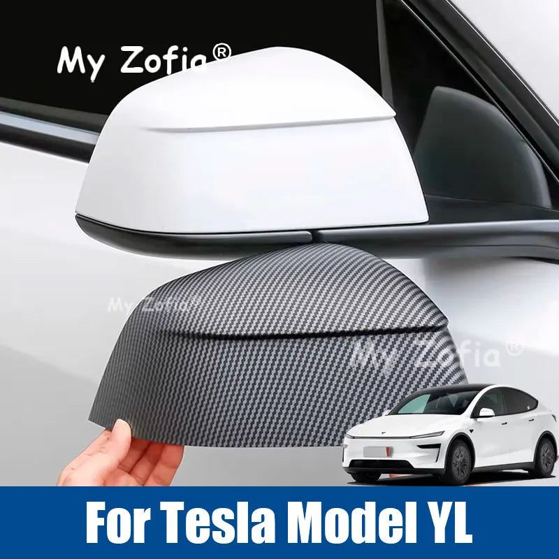 Car Rearview Mirror Cover For Tesla Model YL Car Interior Accessory My Zofia