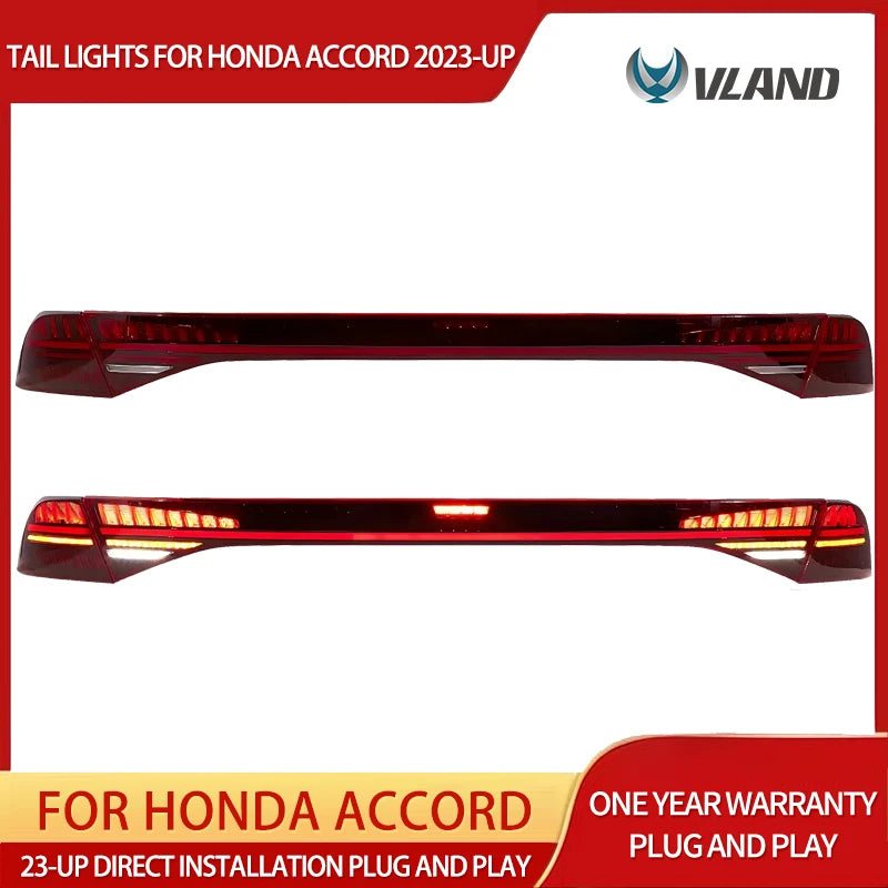 Full LED Taillights Animation for Honda Accord 23-25 LED Ambient Light VLAND