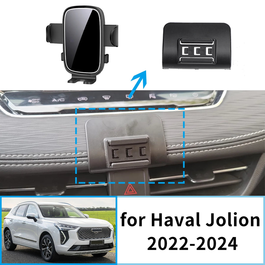Smart Wireless Charging Phone Holder for Haval Jolion 2022-2024 Car Phone Holder CATUSIKI
