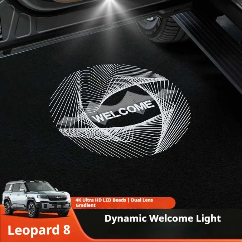 Door Welcome Light Projection Logo for BYD Leopard 8 LED Ambient Light OEM