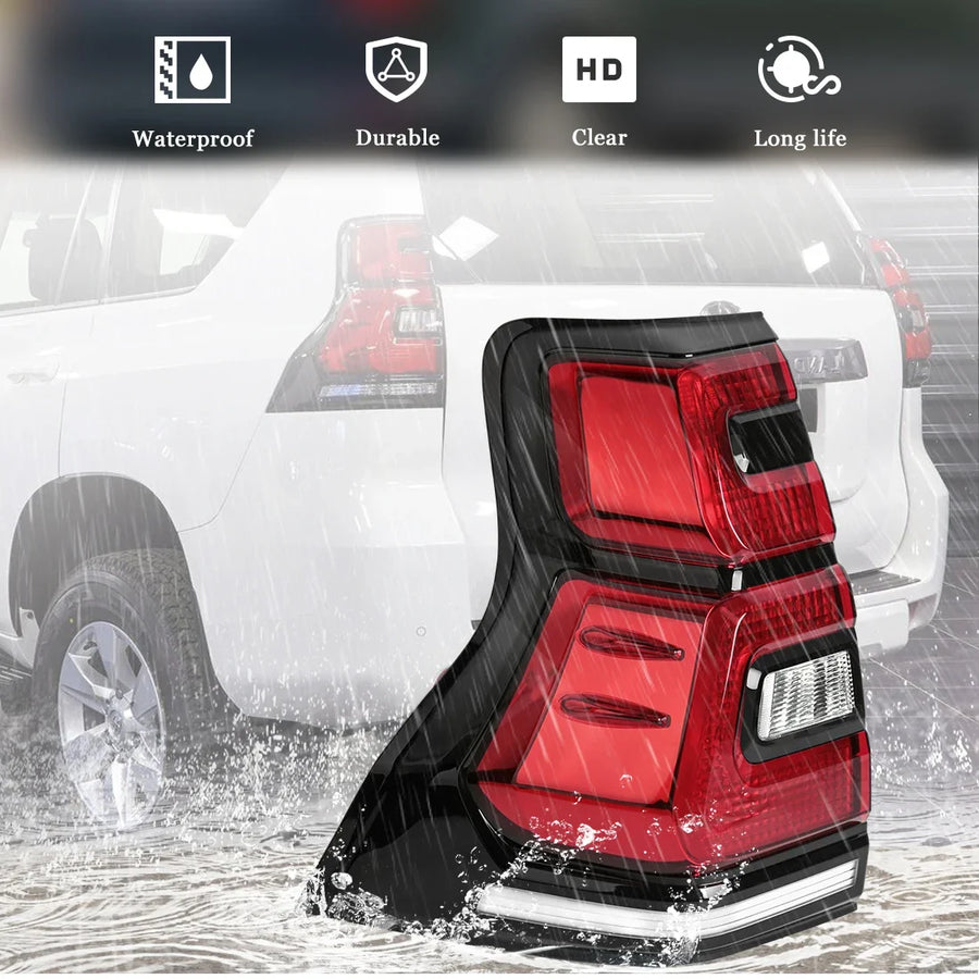 LED Tail Light Assembly for Toyota Prado 2018-2020 Car Interior Accessory MAGIC COLORM
