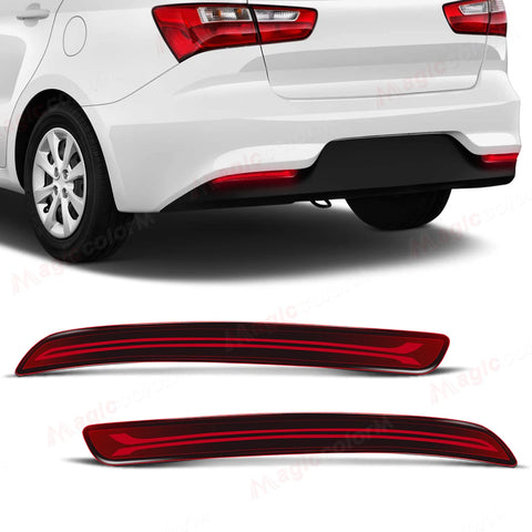 LED Bumper Lights Dynamic Signal for Kia Rio 2012-2015 Car Interior Accessory OEM