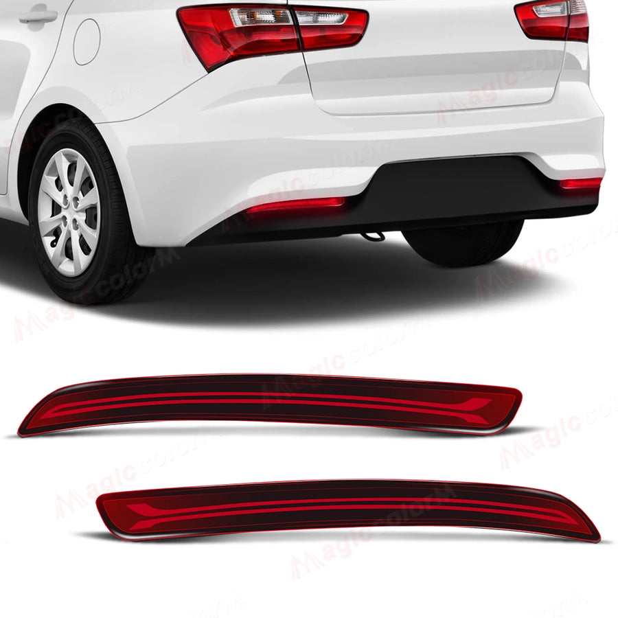 LED Bumper Lights Dynamic Signal for Kia Rio 2012-2015 Car Interior Accessory OEM