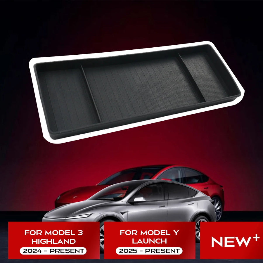 For Tesla New Model 3 Highland 2024 and Model Y Launch 2025 Rear Screen Storage box Dashboard bracket Car Storage Box TEKSY