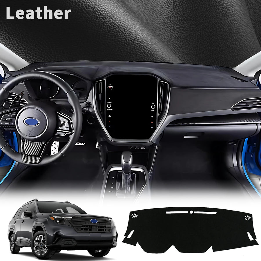 Premium Synthetic Fiber Dashboard Mat for Subaru Forester 2025 Dashboard Mat CATUSIKI