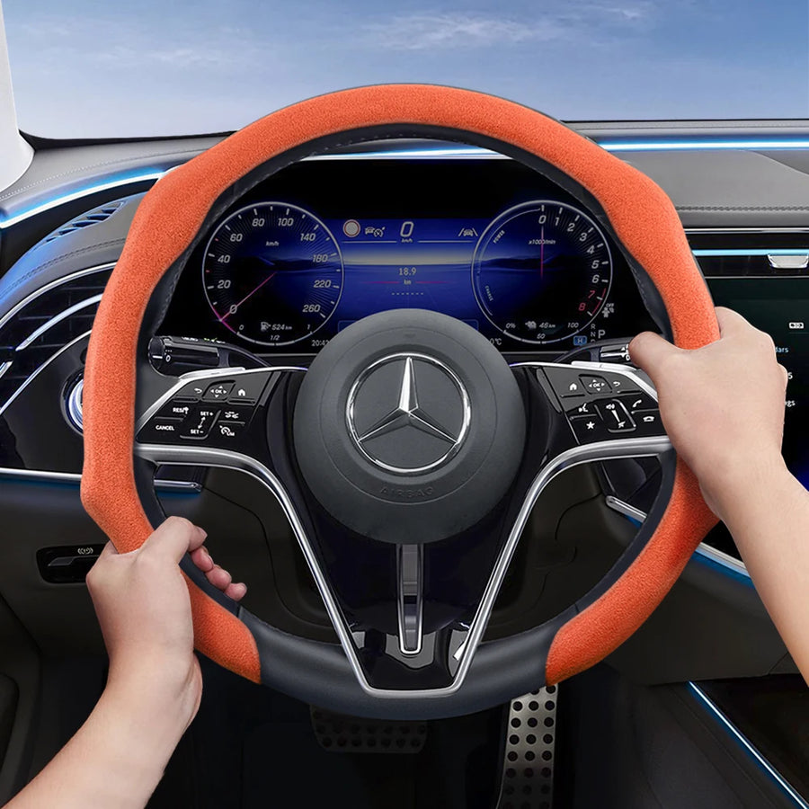 Premium Suede Snap-On Cover for Mercedes C E S Class Car Interior Accessory Hocasen