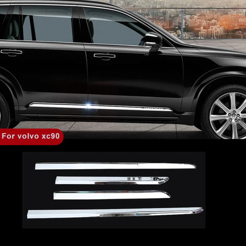 Chrome Door Molding Trim for Volvo XC90 2015-2024 Car Interior Accessory LINGLUYANG